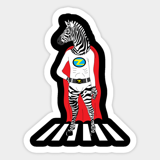 ZebraMan Sticker by martinussumbaji